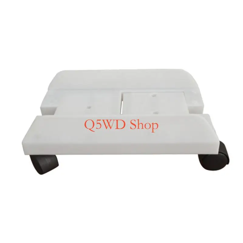 Q5WD Adjustable Mobile CPU Stand Cart Computer Tower Stand with 4 Casters for Floor Carpet Gaming for Case Easy to
