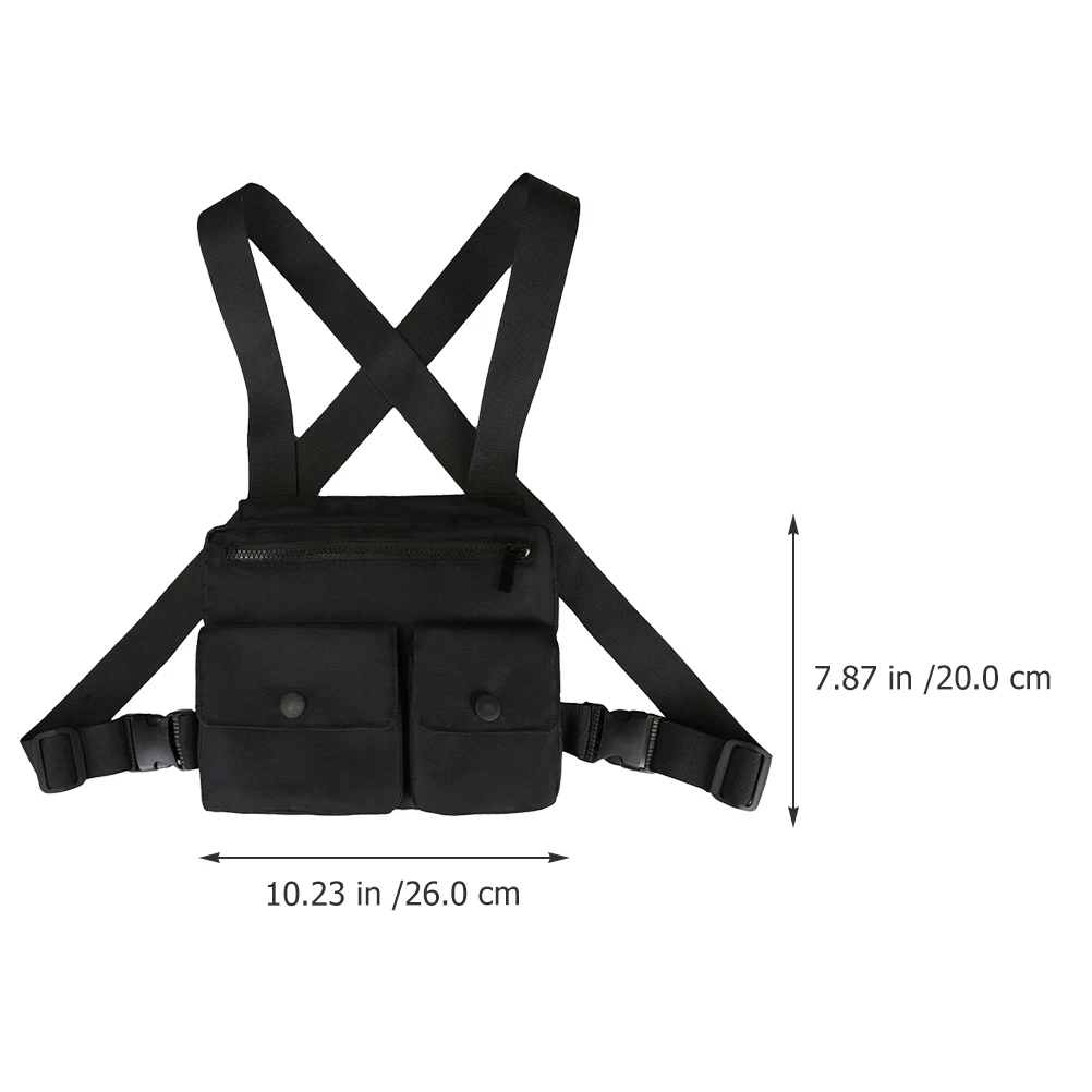 

New Chest for Men Women Mobile Phone Bag Shallow Gray High Capacity Outdoor Hiking Backpack Bag