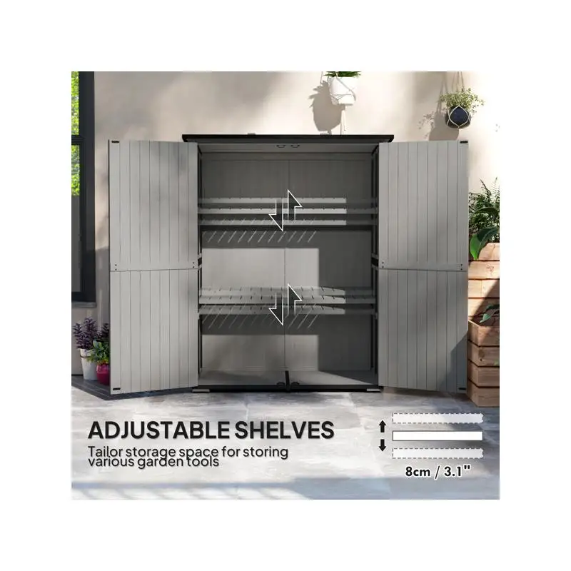 Outdoor Storage Shed for Gardening Tools and Equipment