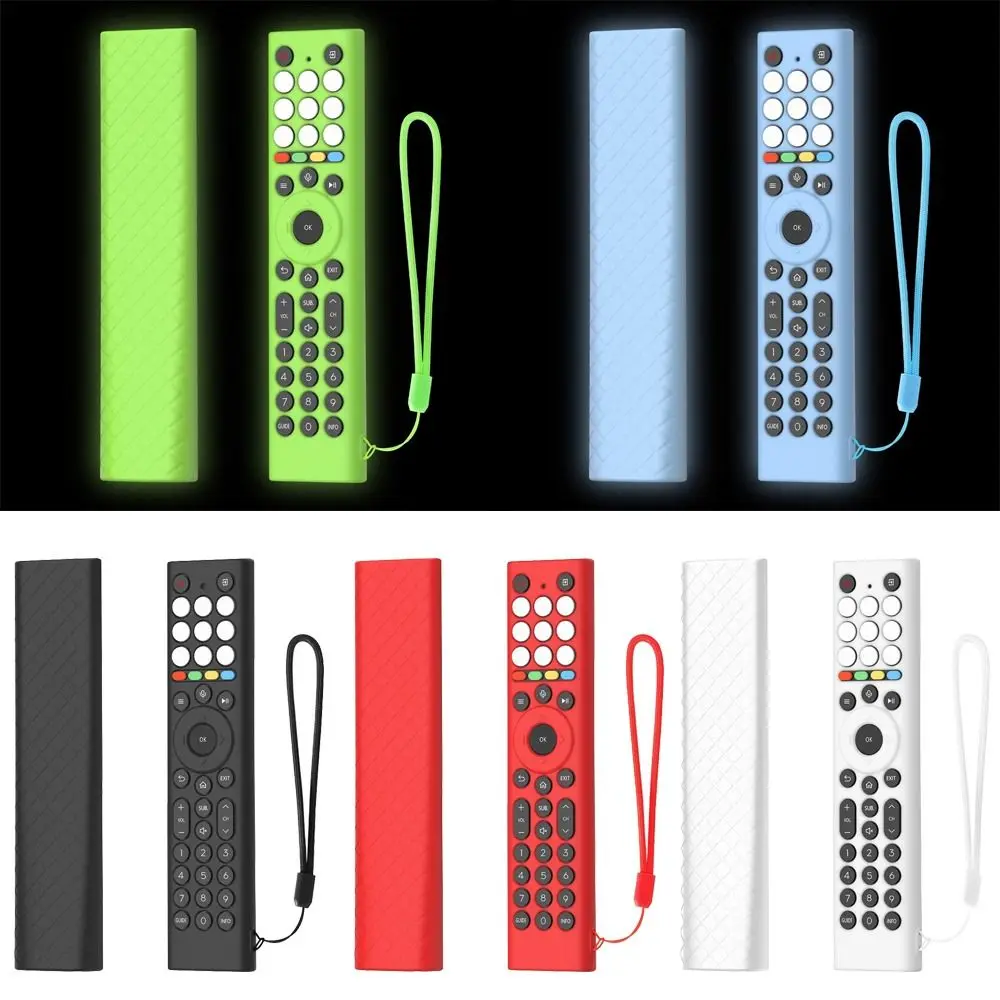 High Quality Silicone Protective Case with Lanyard Shockproof Soft Shell Protector Remote Control Sleeve for HISENSE ERF2K38H