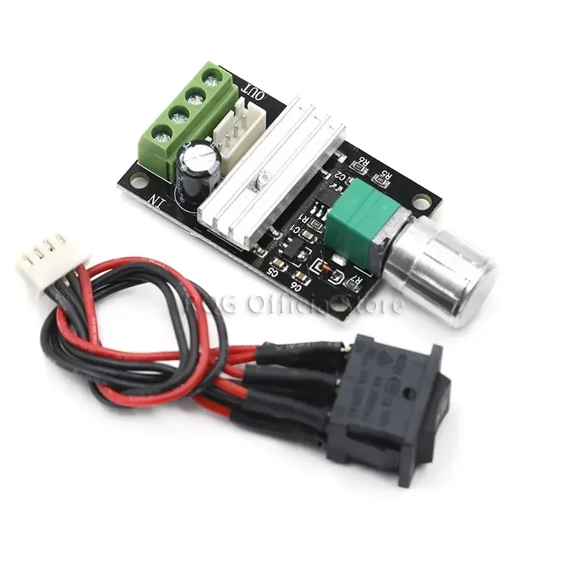 DC 6 to 12 V 24 V 28VDC 3A 80 W PWM motor speed control Lehr regulator Adjustable Variable speed control potentiometer ON / OFF