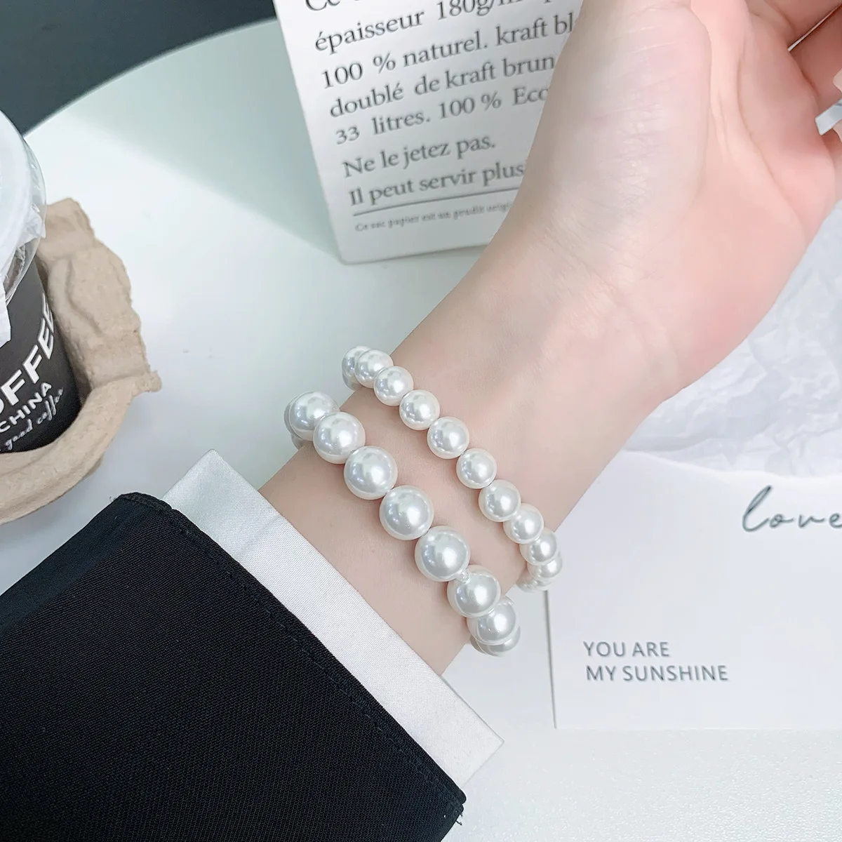 Pure and Delicate S925 Silver Shell Pearl Bracelet that Enhances Your Elegance and Charm