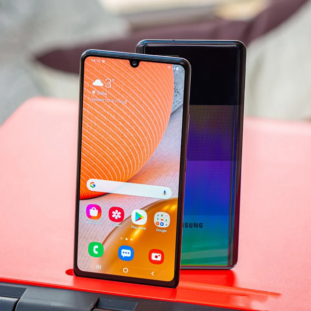 

Интеллектуальный Android-смартфон Samsung Galaxy A42 5G, оригинальная разблокированная версия, 6,6-дюймовый экран, 48 МП квадрокамера, 5000 мАч, американская версия Samsung, 4 ГБ+128 ГБ
