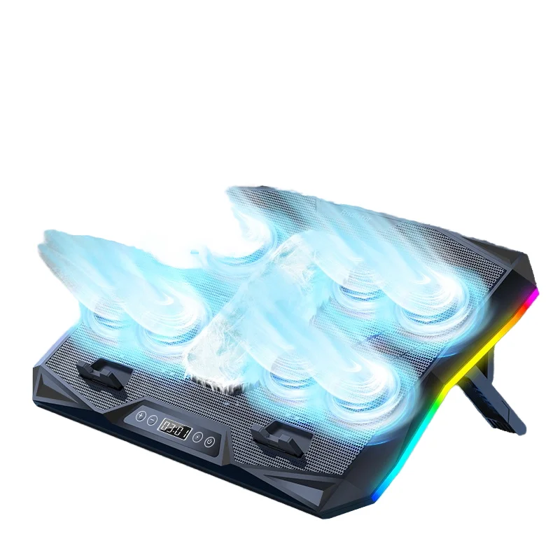 

Ultra-Cooling Laptop Cooling Pad Semiconductor Refrigeration Silent Factory Metal Stand for Gaming Heightening in Stock