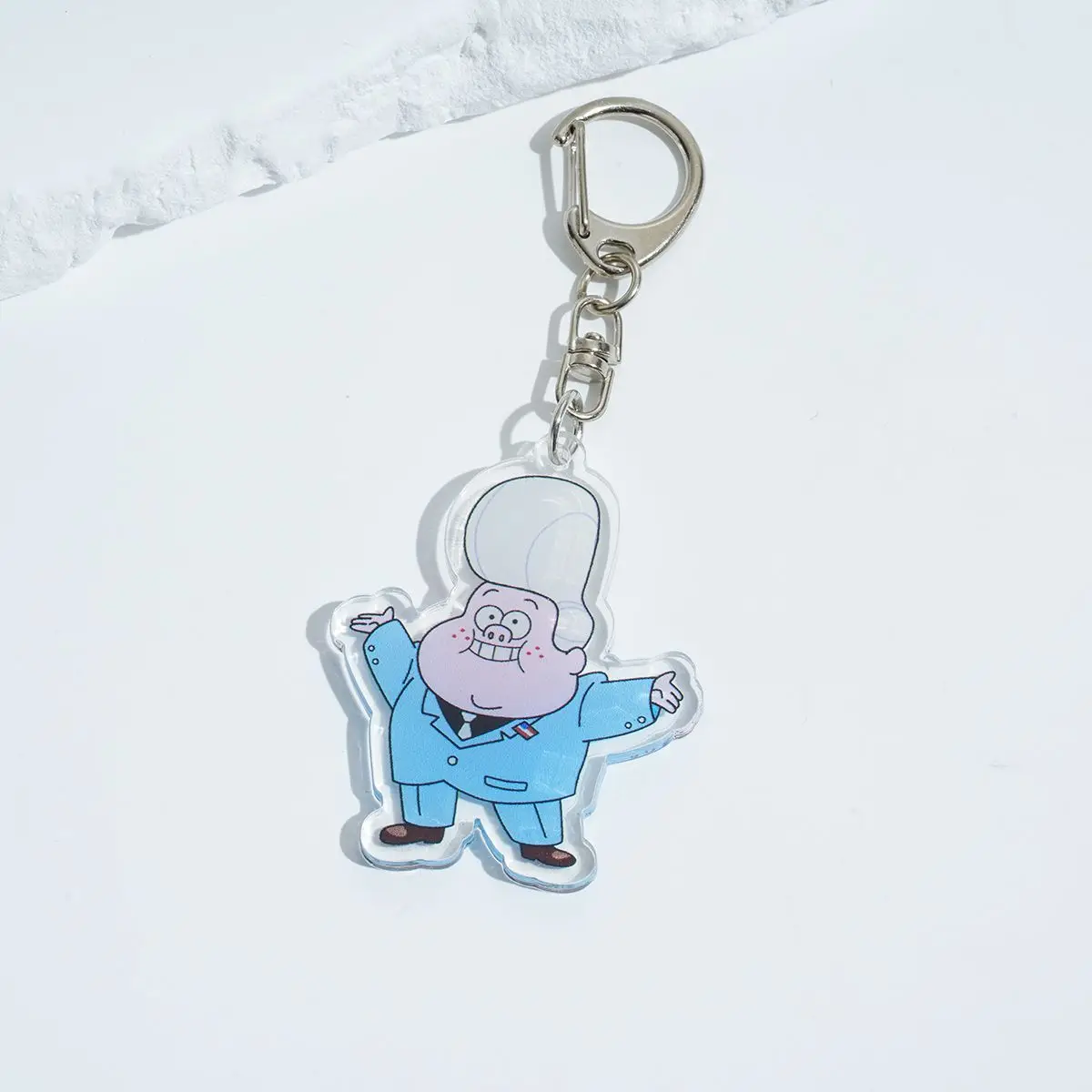 Acrylic Cartoon Anime Pendant Keychains Holder Car Key Chain Key Ring Phone Bag Hanging Jewelry Gifts Accessories Gravity Falls