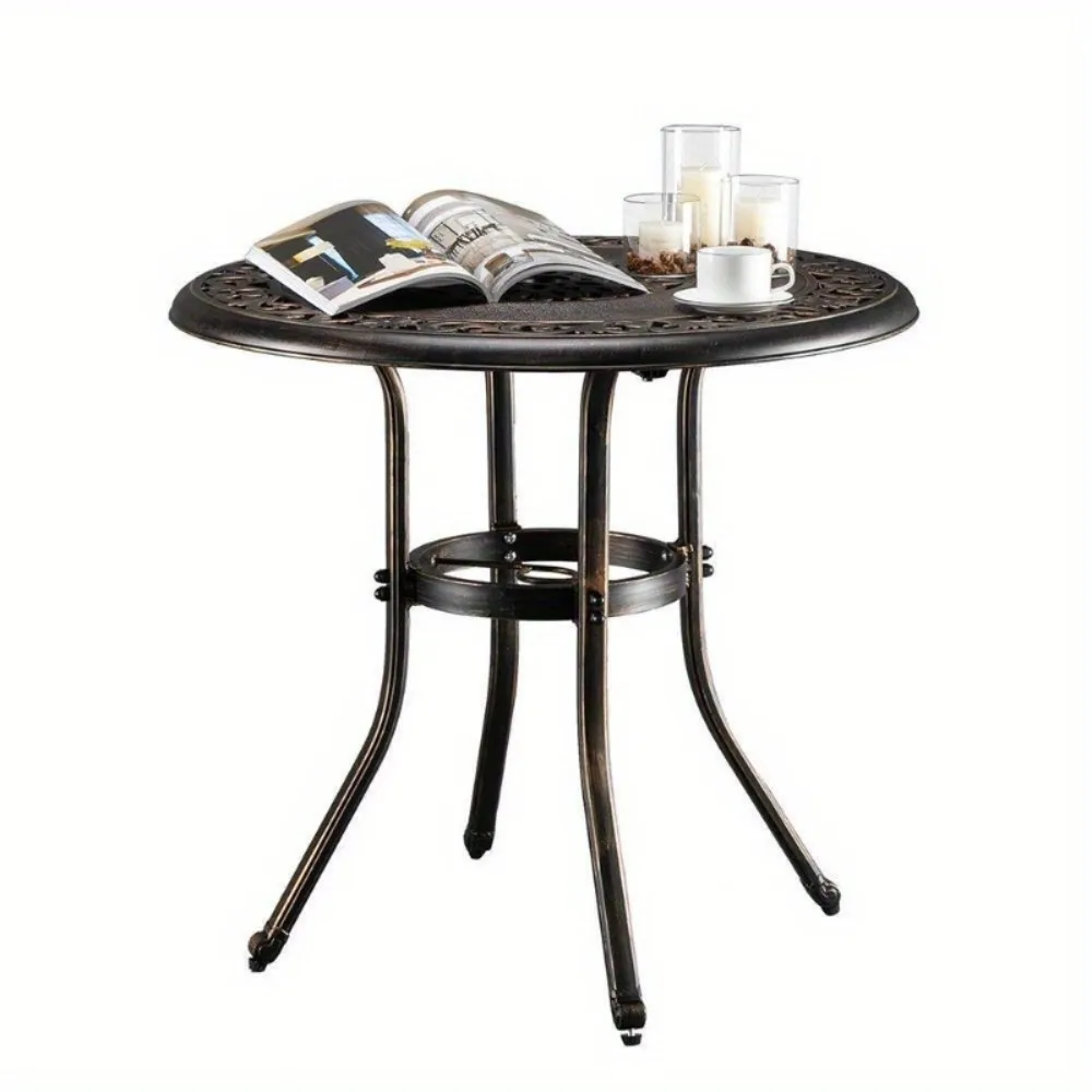 

Outdoor/Indoor Round Coffee/Side Table Bedroom Patio Lawn Garden Tables 29 High