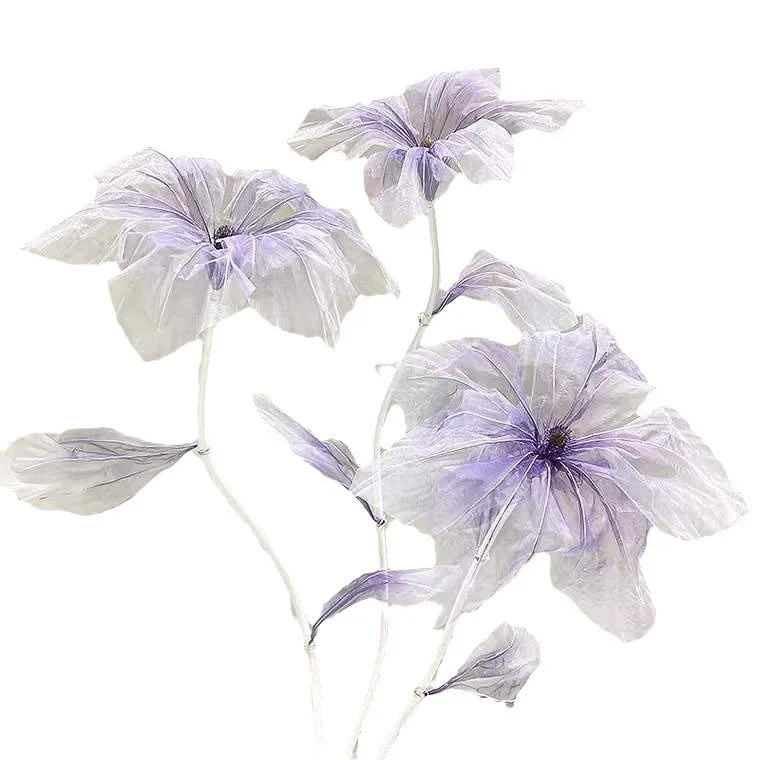 

Lily simulation flower wedding props window decoration T platform road lead atmosphere layout network