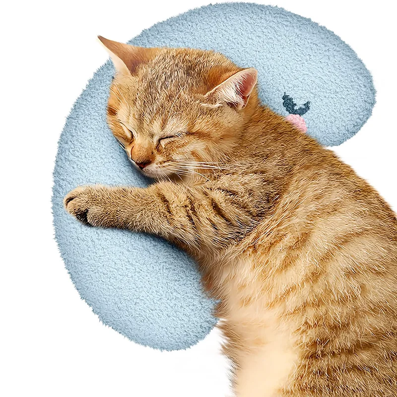 Pet Pillows for Cat Pet Toy Comfortable Cat Pillow Cat and Dog Sleeping Pillows Ultra Soft Fluffy Pet Calming Toy