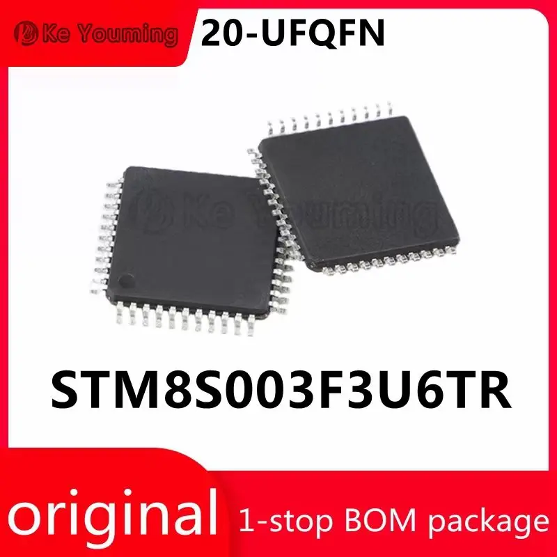 5PCS STM8S003F3U6TR 20-UFQFN Integrated Circuit (IC), Embedded Microcontroller, Electronic Components