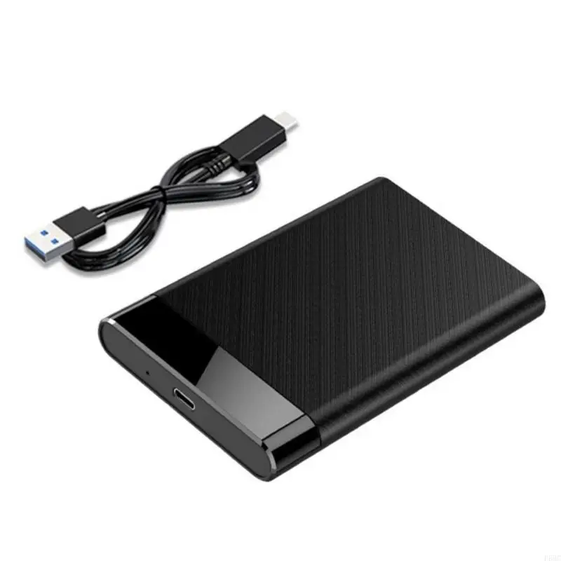 F68C 2,5 Zoll SATA3.0 HDD -Gehäuse mit USB -Adapter vom Typ C, unterstützt UASP SATA3.0