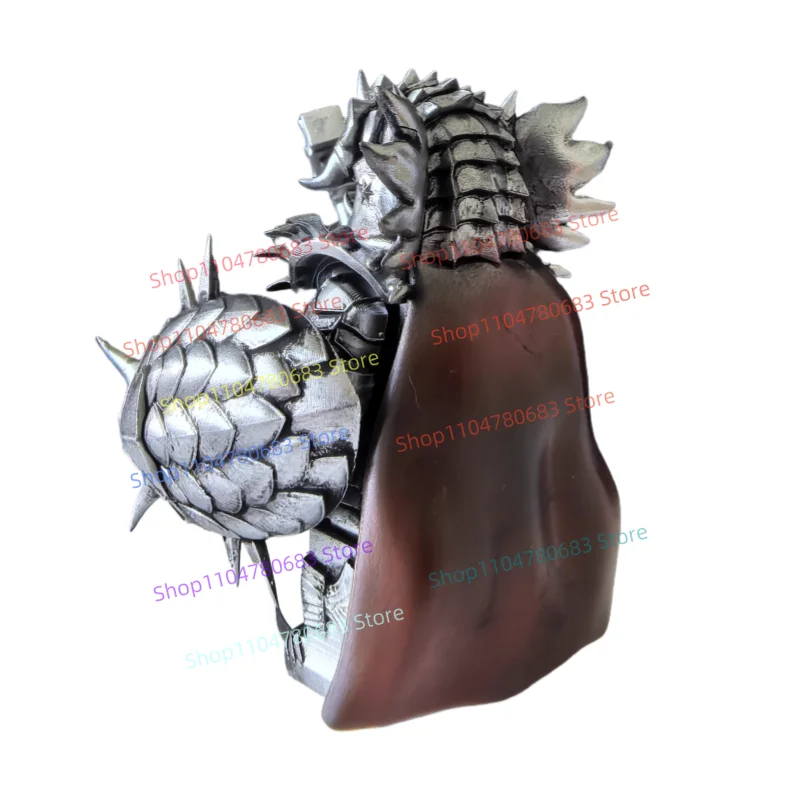 Bloques de construcción MOC, Mini figura de caballero plateado, modelo de ensamblaje, exhibición, accesorios de dibujos animados de Anime, juguete para regalo coleccionable