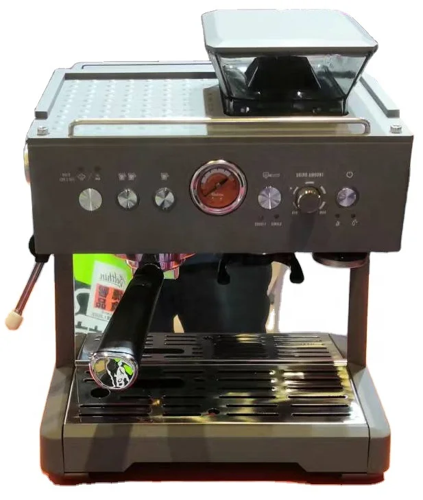 15 BAR Italian Pump 3 in 1 Bean to Coffee Automatic Espresso Machine Coffee Maker With Grinder Milk Frother