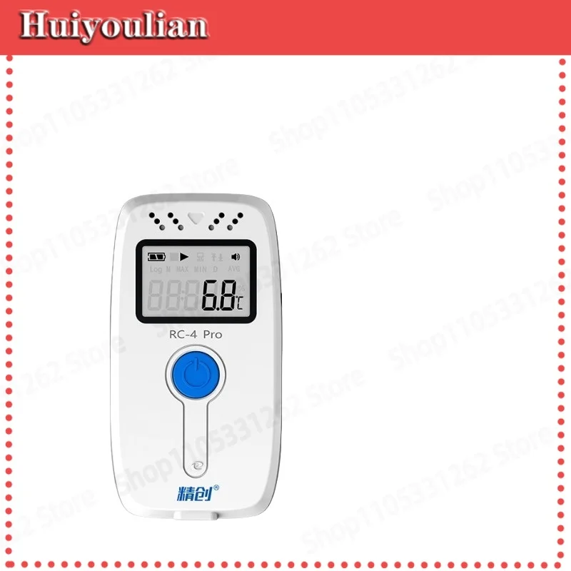RC-4pro Temperature And Humidity Recorder For Pharmacy Refrigerator Medicine Monitoring Cold Chain Transport