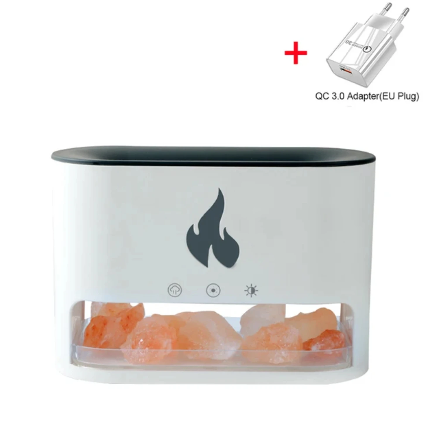 

Flame Air Humidifier Essential Oil Diffuser Aromatherapy Mist Maker USB Desktop LED Fire Flame Humidifier Office