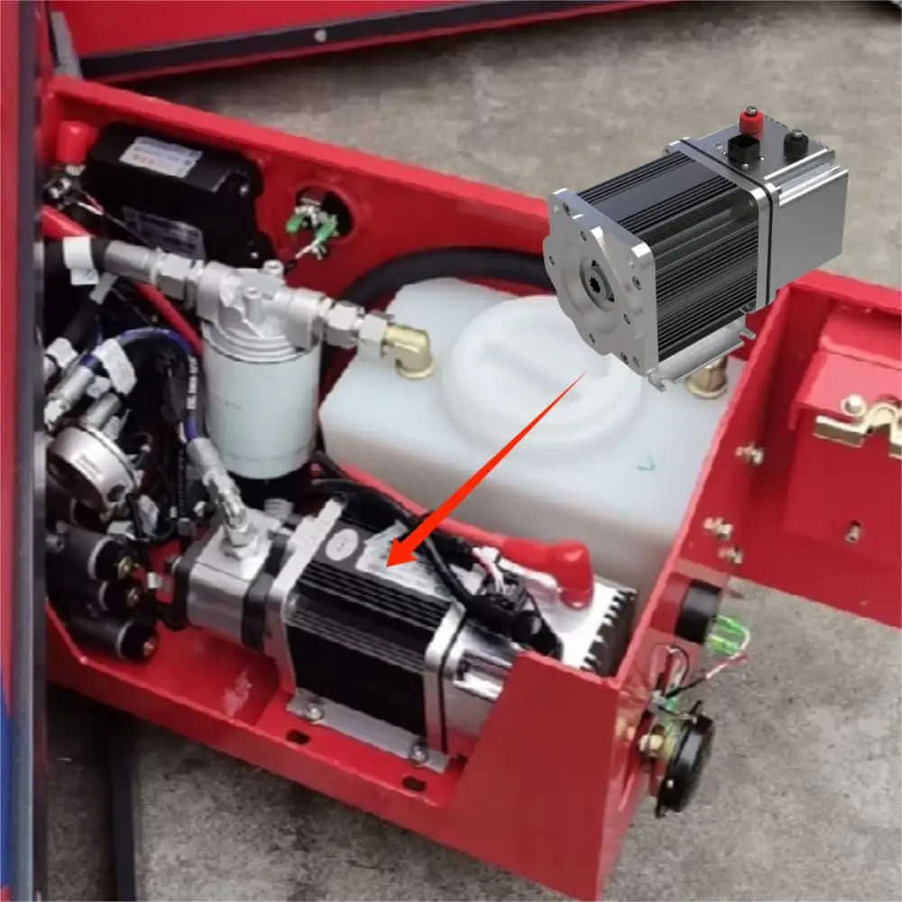 Keya Integrated Design FOC Vector Control 24V Scissor Lift Hydraulic Motor PMSM Electric Motor