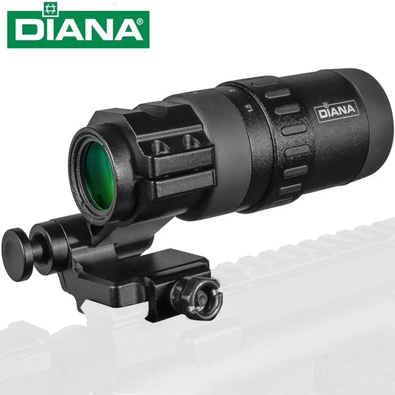 Fire Wolf Scope 1.5-5 Zoom Vergrootglas Voor Red Dot Sight 3x 4x 5x W/Mount Gratis Verzending eerste Focal Plane Hunting Scopes