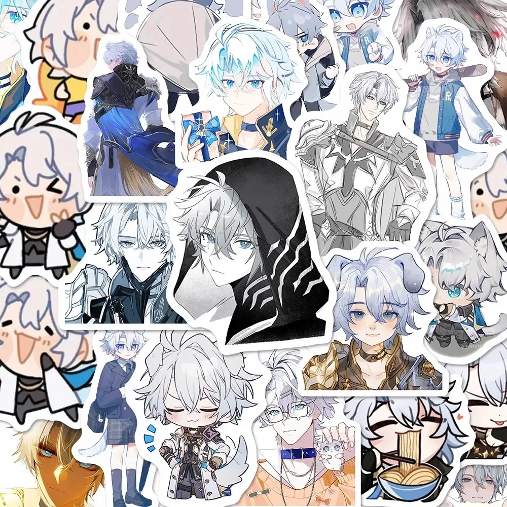 10/81 قطعة لعبة هونكاي: ستار السكك الحديدية Q نسخة ملصقات الشكل Phainon Q نسخة الشارات للهاتف Laotop الغيتار الديكور المشجعين هدية