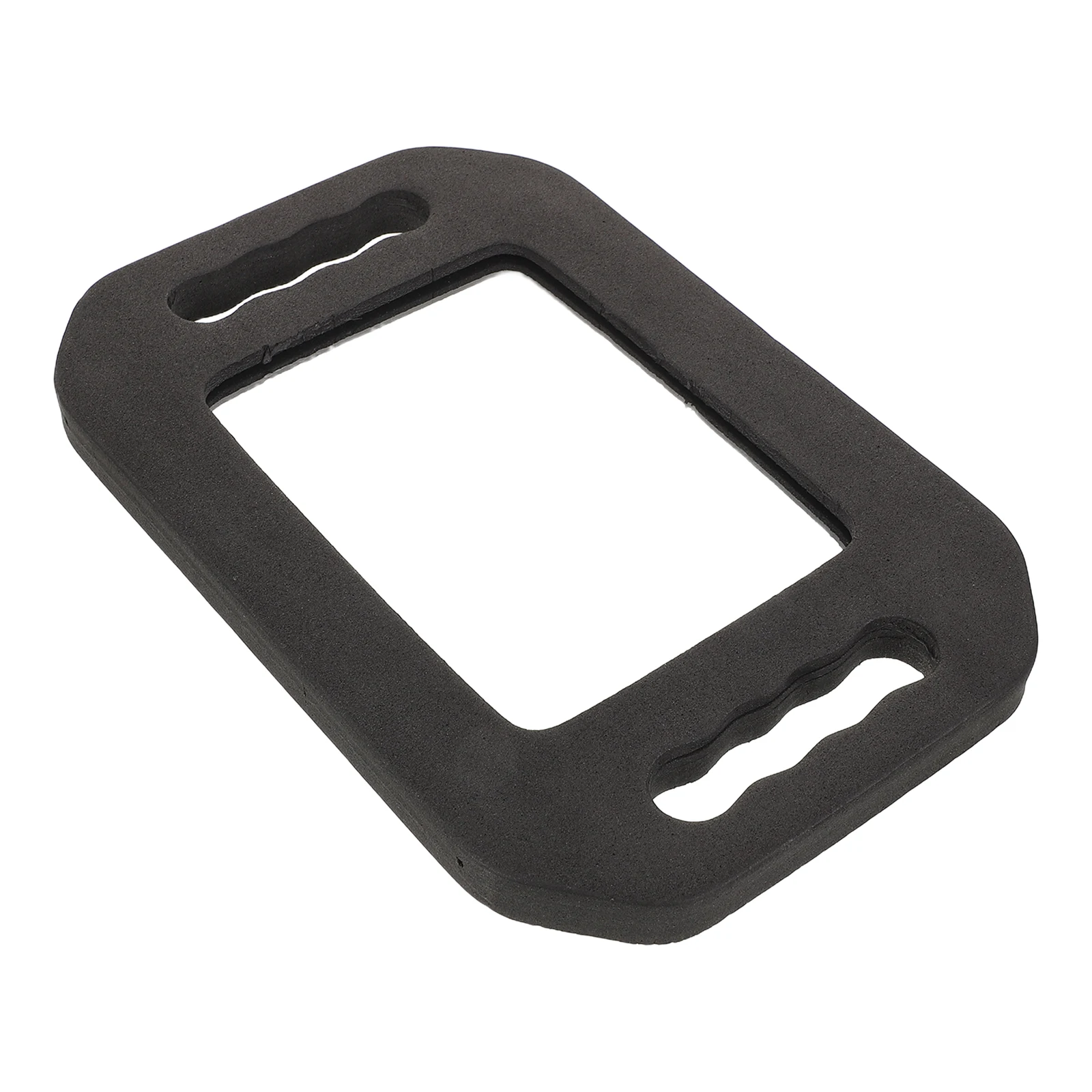 

Barber Mirror Handheld with Foam Edge - Scratch Resistant Rectangle Mirror for Haircut Self Styling and Beauty Routine