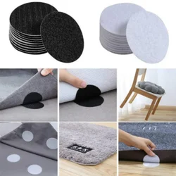 5-30Pairs/lot 60mm Strong Self Adhesive Fastener Household Antiskid Sticker Hook and Loops Sofa Carpet Fastener Dots Adhesive