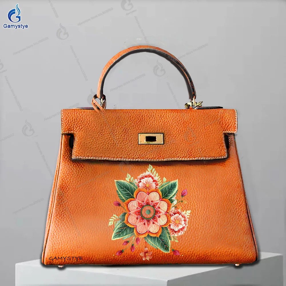 

Сумки с принтом граффити и художественным дизайном. Изысканный и яркий цветочный узор. Натуральная кожа Togo. Высококачественные женские модные сумки класса люкс.