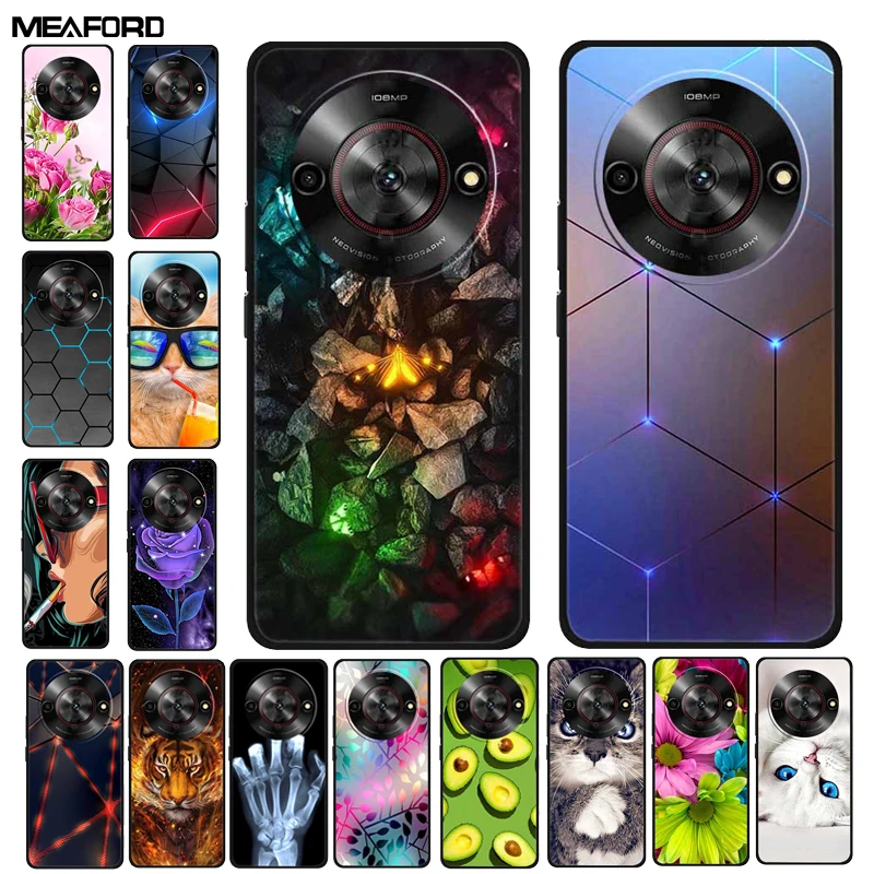 For ZTE Blade A75 5G Case Luxury Fashion Silicone Back Cover Phone Case for ZTE Blade A75 5G Soft Case BladeA75 A 75 Funda Coque