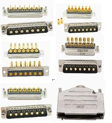 1PCS High current D-SUB of car needle D-SUB  24W7  Male and female d-sub high current connector