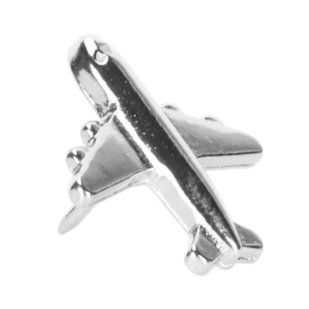 30pcs Silver/Gold Color Airplane Push Pins Airplane Shape with Storage Box Decorative Push Pins Multipurpose Zinc Alloy