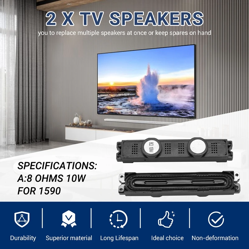 2 PCS For Samsung TV Speakers