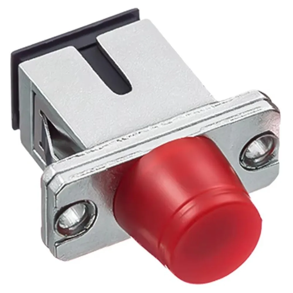 Sunnitek New FCSC Optical Fiber Adapter Coupler Conversion Flange Connector Low Loss 0.2dB for 4G Wi-Fi Networks