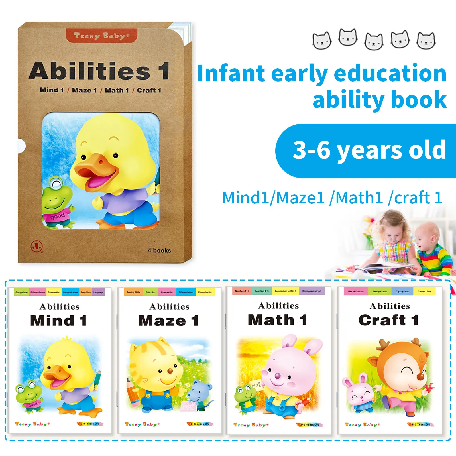 Multi-style English Learning Reading Book, Professional content for intellectual development,daily knowledge learning