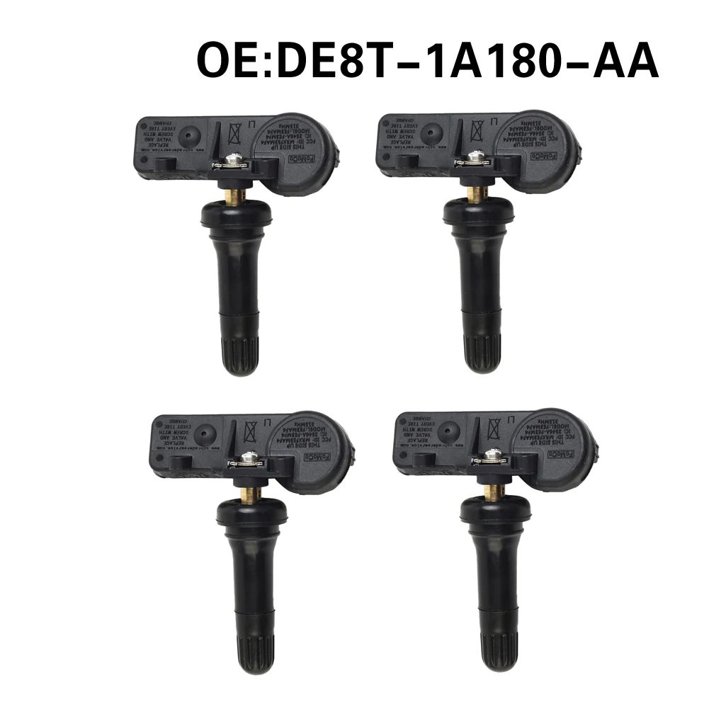 DE8T-1A180-AA Voor Ford F150 Bandenspanningscontrolesysteem (Tpms) Sensor Hoge Kwaliteit Bandenspanning Sensor Zwarte Auto-Accessoires