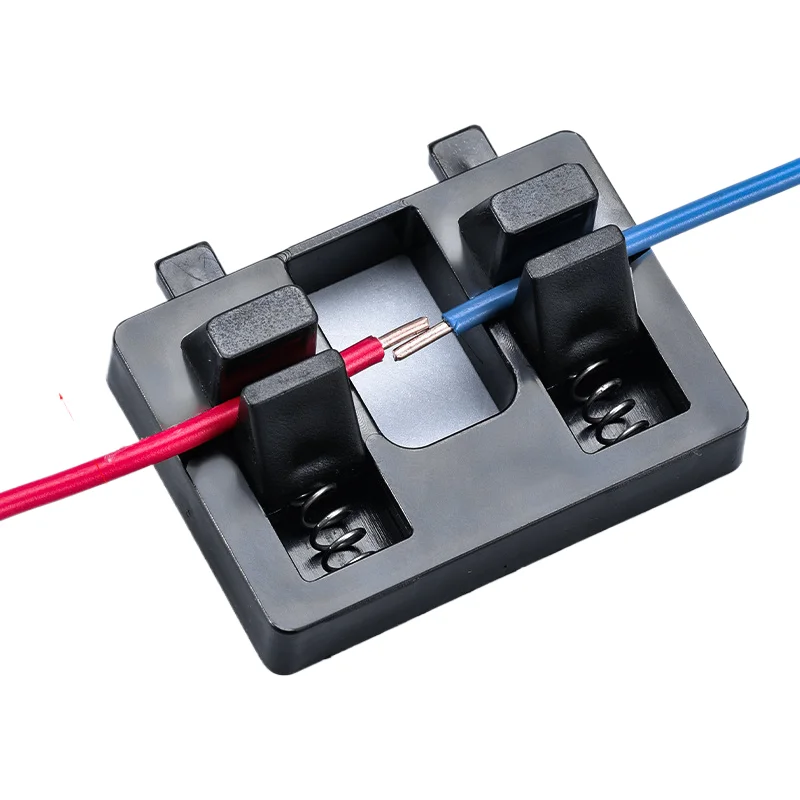 Wire Welding Fixture Spring Loaded Clamp High Rebound Double Clip Anti Slip Holder For Motherboard Soldering Circuit Repair Tool