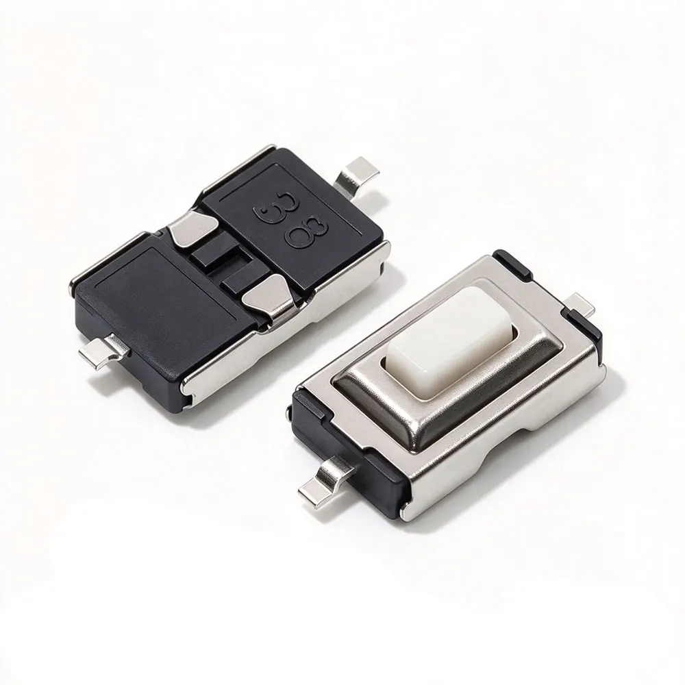 50pcs  3*6*2.5mm 3*6*2.5H 3x6x2.5mm SMD White Push Button Switch Microswitch Tact Switch