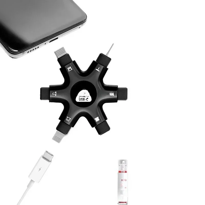 iPad mobile phone computer charging port charging cable cleaning set