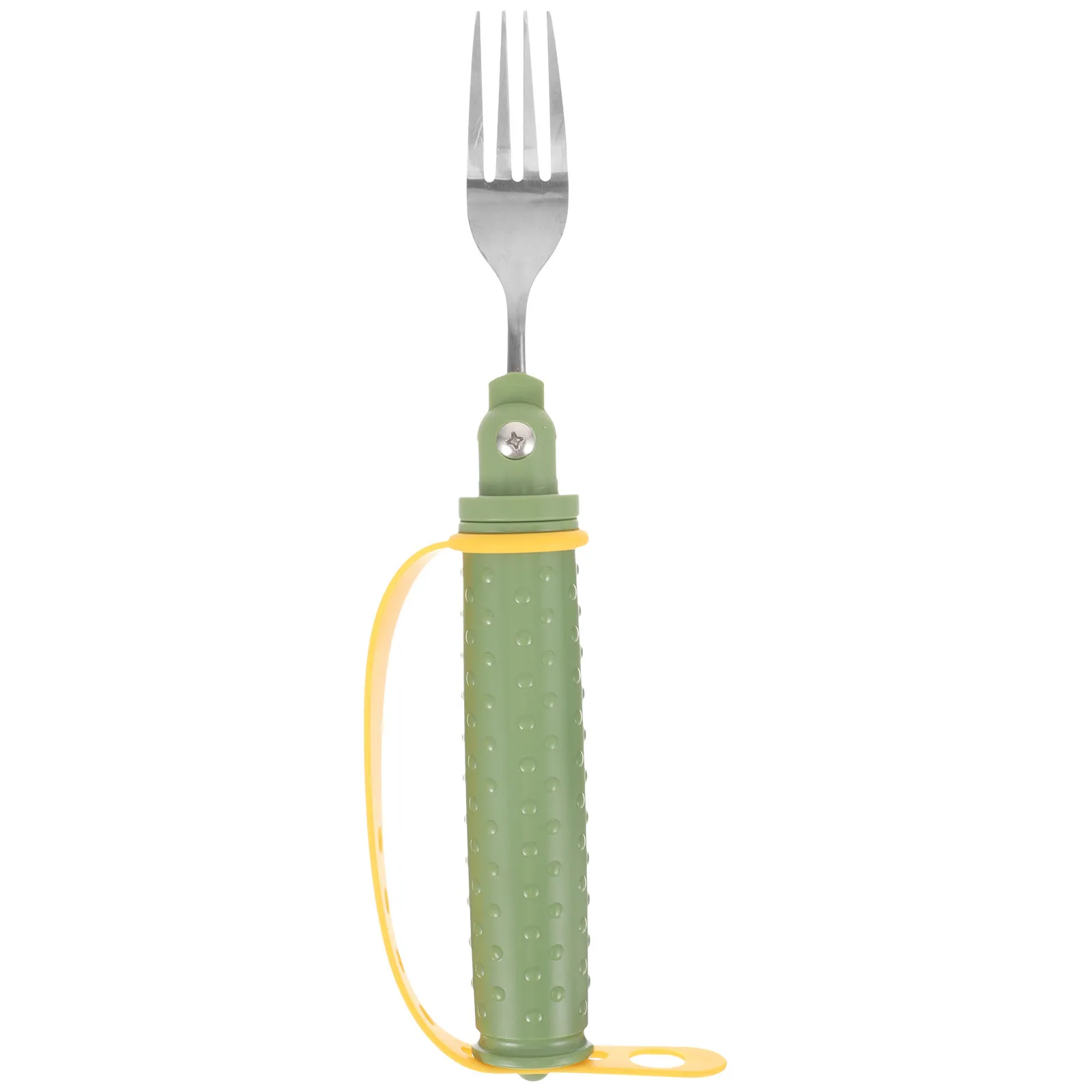 

Anti Skid Portable Fork Adaptive Utensil for Disabled Person Senior Adult Tableware Travel Friendly