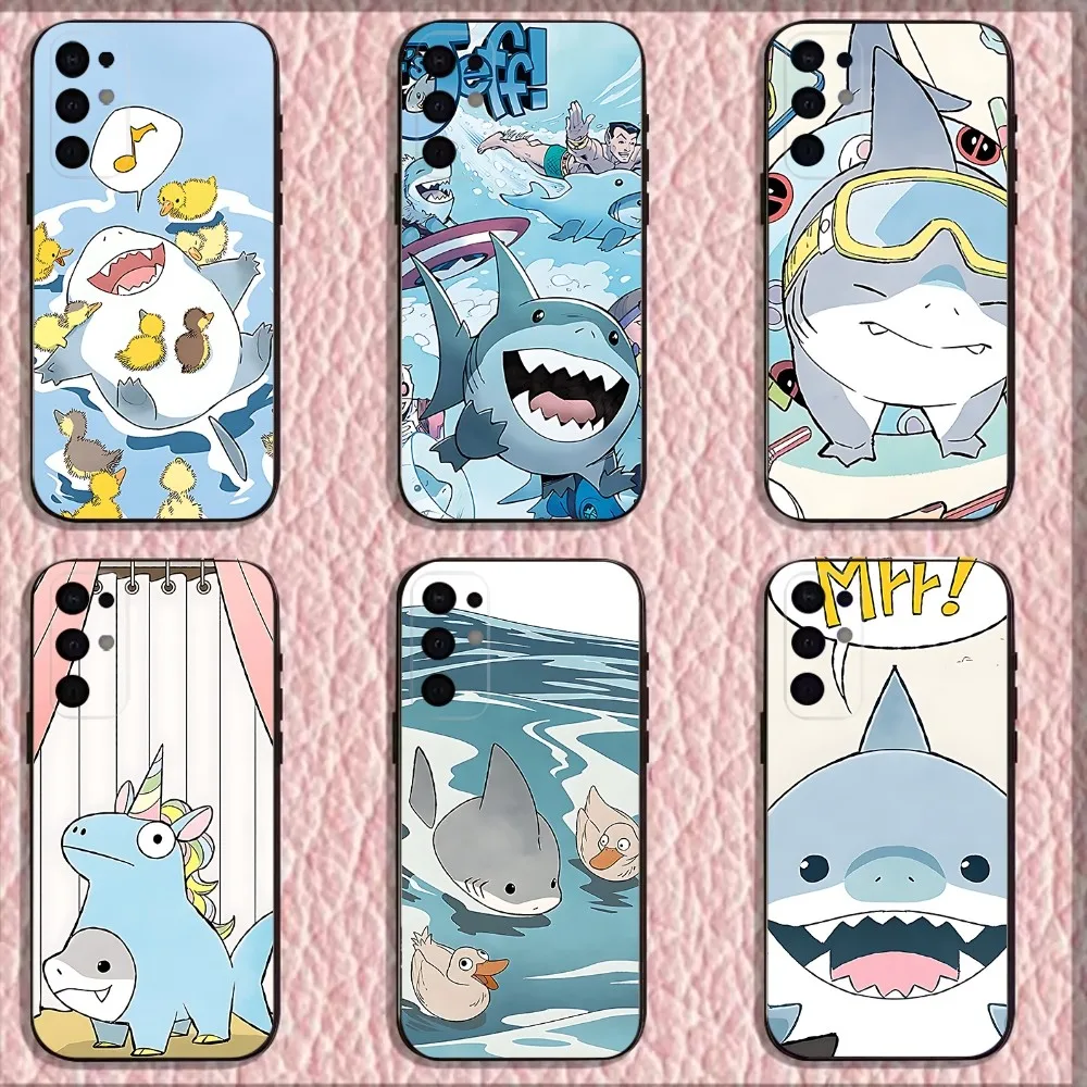 

J-Jeff The Land Shark Phone Case For Samsung S25,S24,S21,S22,S23,S30,Ultra,S20,Plus,Fe,Lite,Note,10,9,5G Black Cover