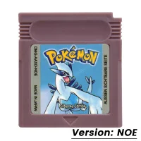 GBC-Spielkassette Pokemon Blau Kristall Gold Grün Rot Silber Gelb mit Mehrsprachiger 16-Bit-Videospielkonsolenkarte