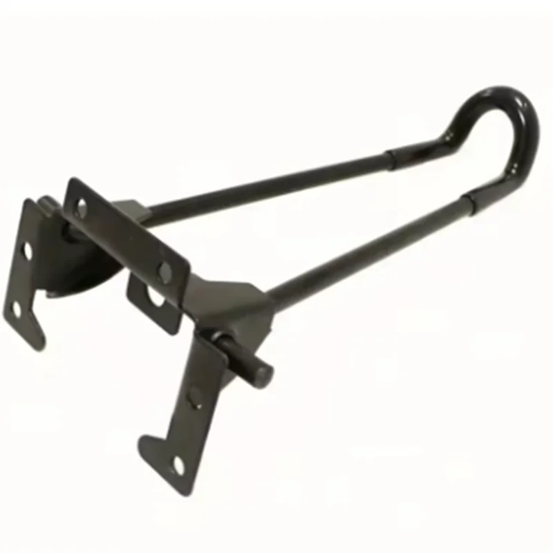 AT13 4 قطع 18.5 سم مشبك شعر معدني أرجل الأثاث، تصميم قابل للطي قابل للفصل، أرضية واقية مناسبة لطاولات القهوة الصغيرة