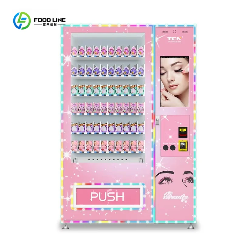 매력적인 디자인의 셀프 서비스 스마트 화장품 자판기 아름다운 헤어&속눈썹 자판기 뷰티