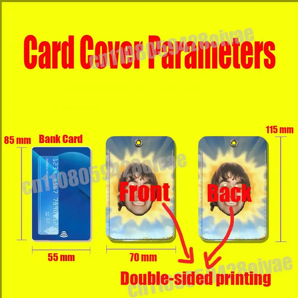 L-Liam Gallagher O-Oasis Definitivamente Talvez para clipes de identificação Banco de crédito Suporte para cartão de campus Capa Decoração Chaveiro de couro PU