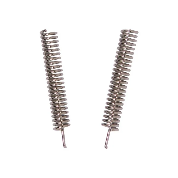 100pcs/lot SW433-TH32DN - high performance helical antenna 32mm 433MHz 50ohm 2.15dbi nickel-plated Spring Antenna