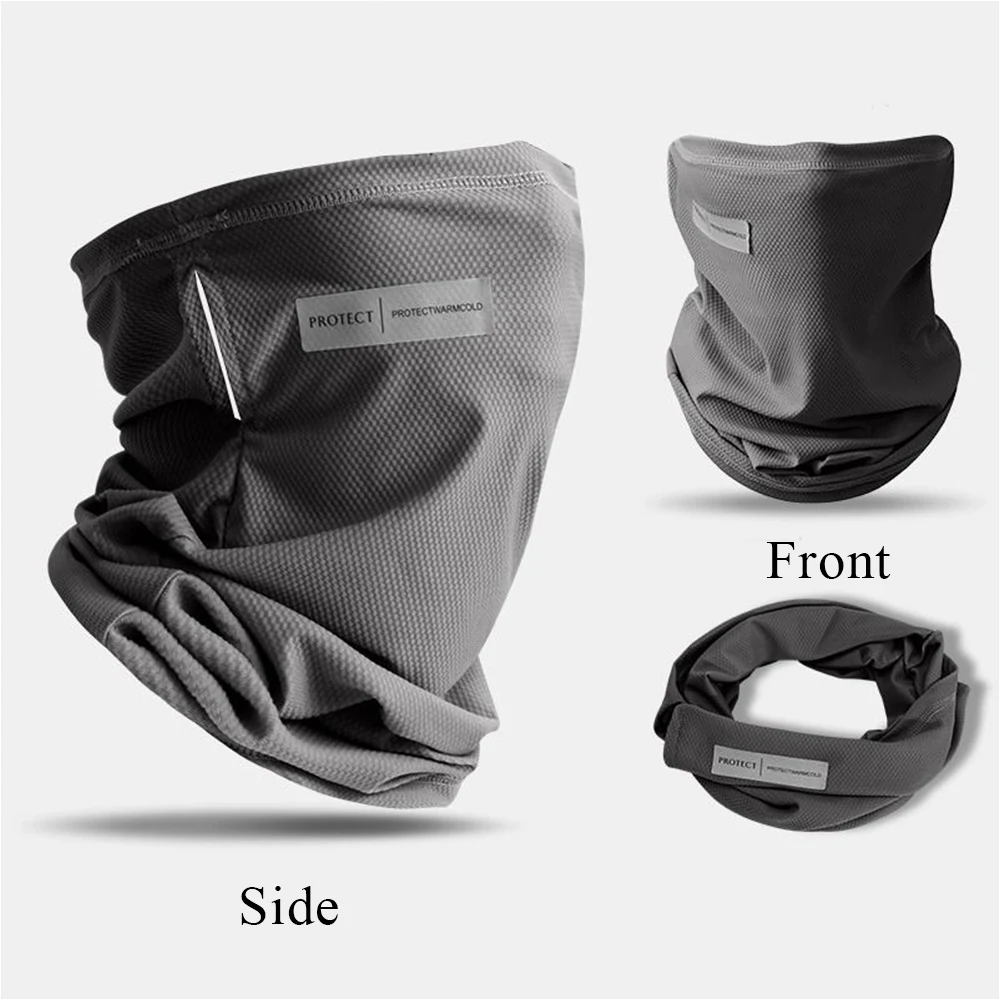 

Anti-UV Ice Silk Face Cover Breathable Ear Hanging Cycling Sunscreen Face Mask Neck Wrap Scarf For Summer Outdoor Activities