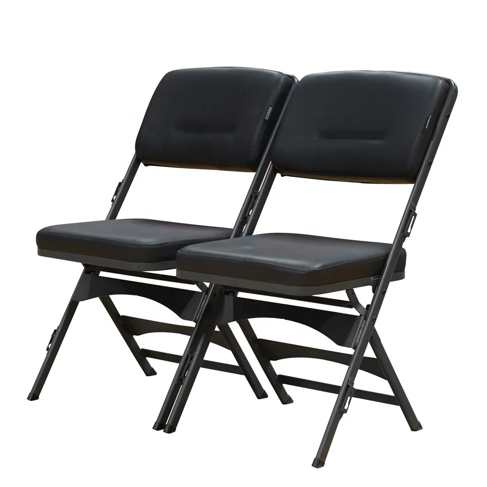 

Padded Basketball Sideline Chair Custom Team Logo Folding Chairs For Events Portable Stackable Stadium Chairs