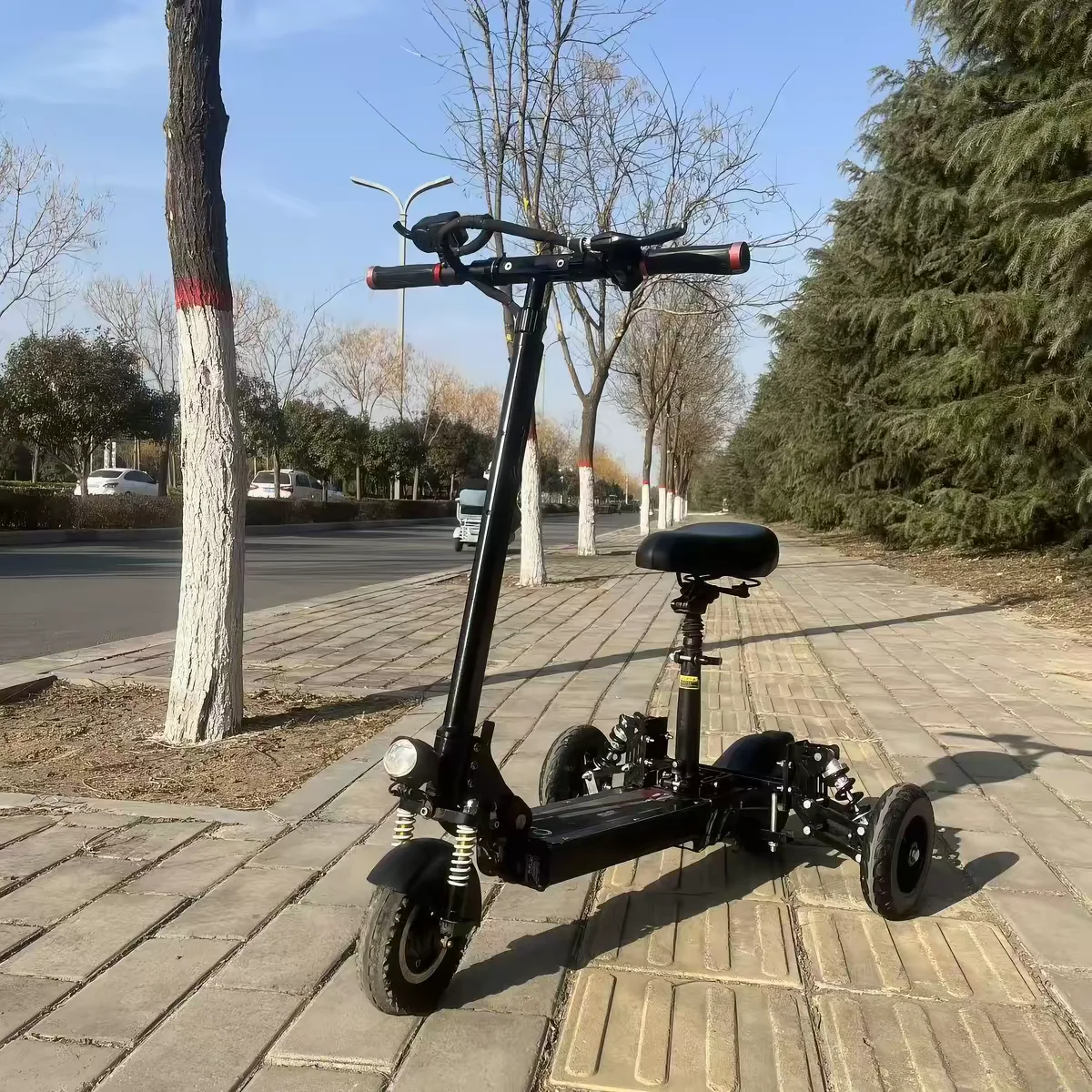 New scooter auxiliary wheels foldable balance safety