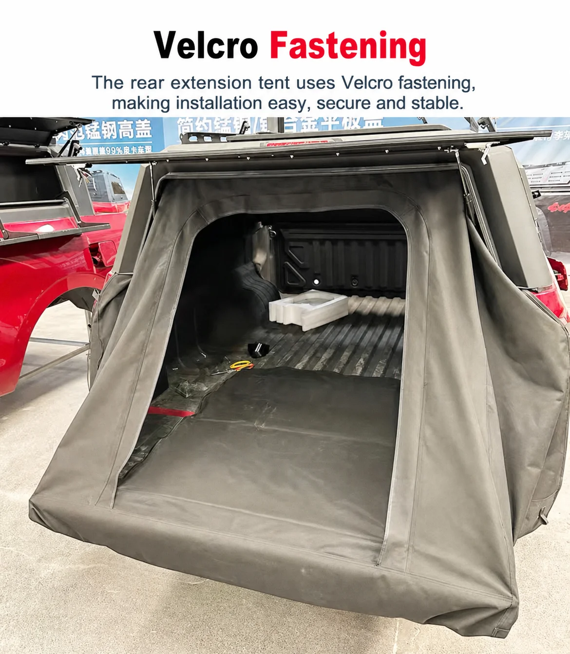 Pickup Truck Canopy Rear Extension Tent Waterproof Soft Top Camping Tailgate Shelter