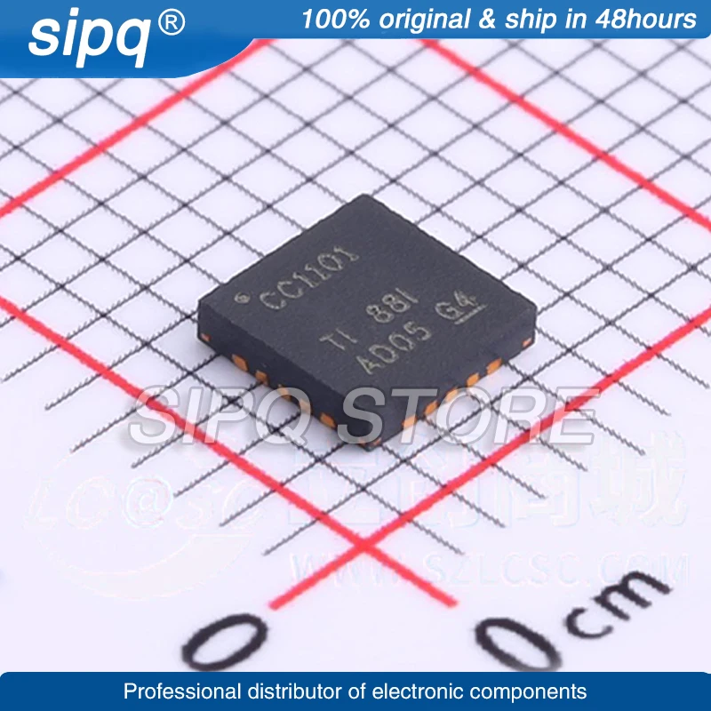 10PCS/LOT CC1101RGPR 600Kbps ISM SPI QFN-20-EP(4x4) RF Transceiver ICs New Original