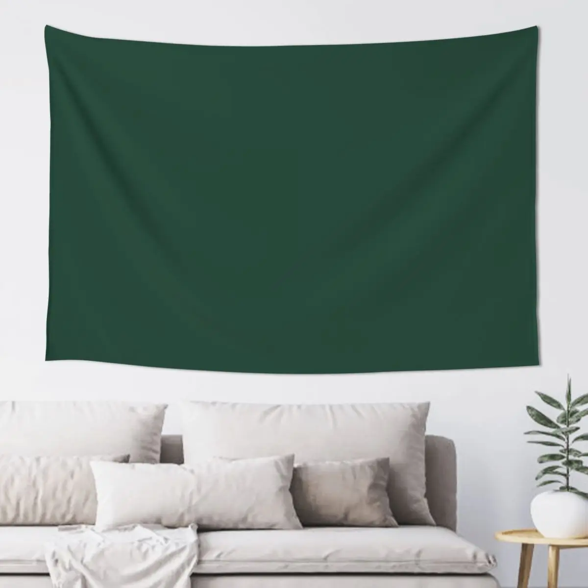 Dark Emerald Green - Lowest Price On Site - Accent Color Decor Tapestry Home Decor Aesthetic Wall Art Tapestry