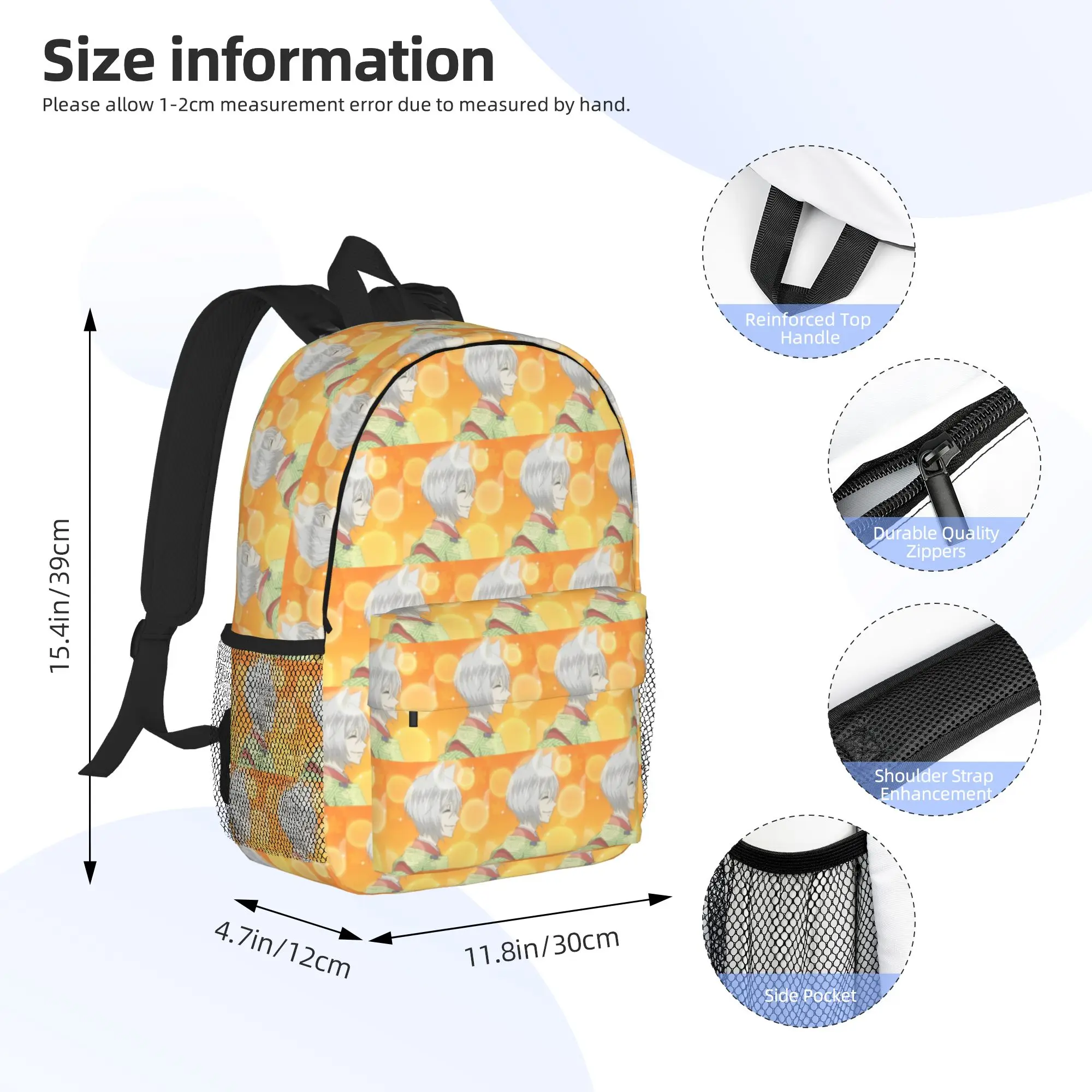 Kamisama Kiss Nanami Tomoe Backpack Hot Sale Daypack Large Capacity Boys Girls BookBag Shoulder Bags for Men Women School Bag