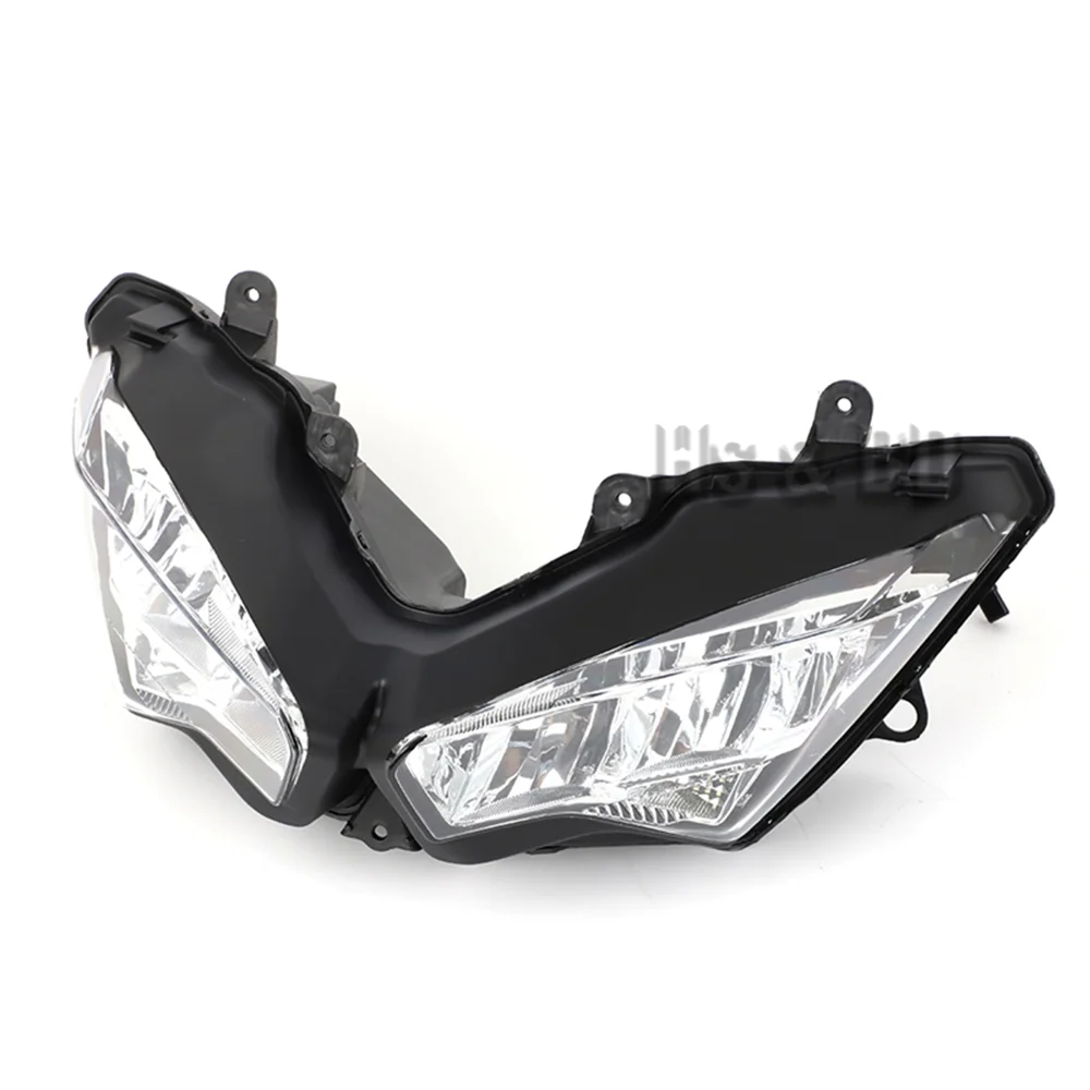 Motorcycle headlight For Kawasaki Ninja 400 EX 400 Ninja400 EX400 Front Headlight Lamp Assembly Lens HeadlLamp LED spotlights