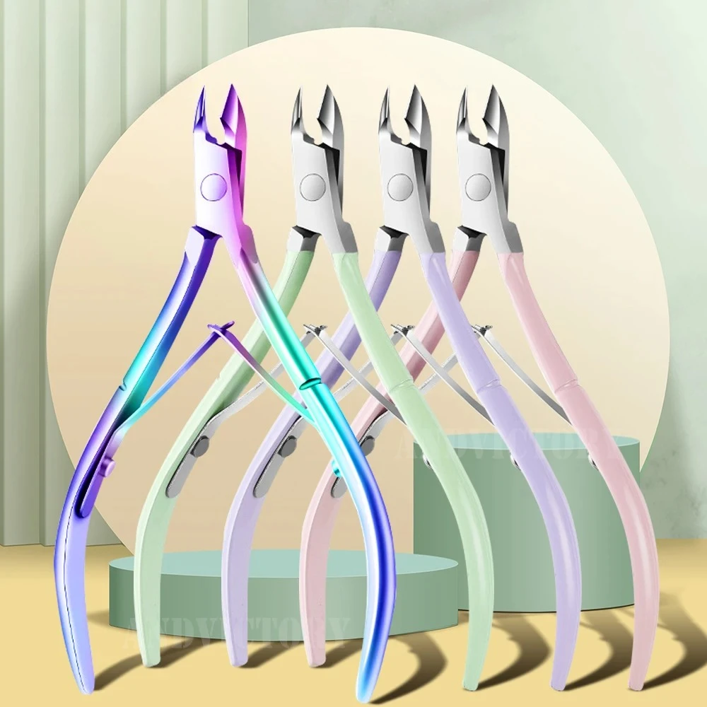 

Professional Stainless Steel Cuticle Nail Nipper Clipper,Nail Art Manicure Pedicure Care Trim Plier Cutter,Beauty Nail Tools